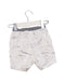 A White Shorts from Momonittu in size 6-12M for girl. (Back View)
