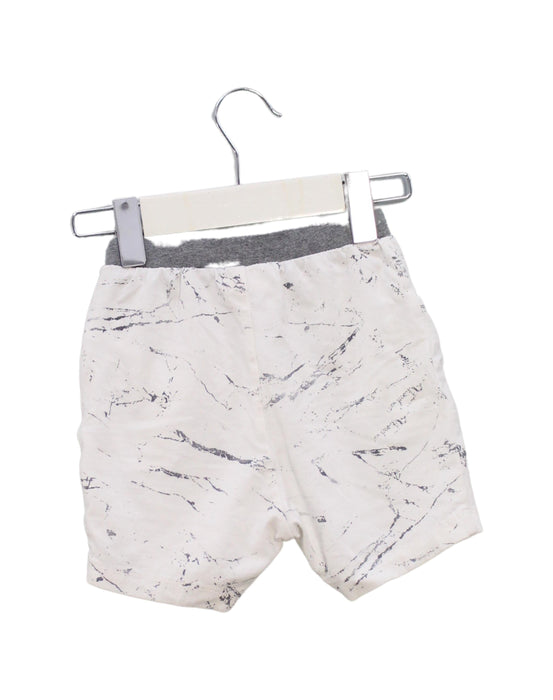 A White Shorts from Momonittu in size 6-12M for girl. (Back View)