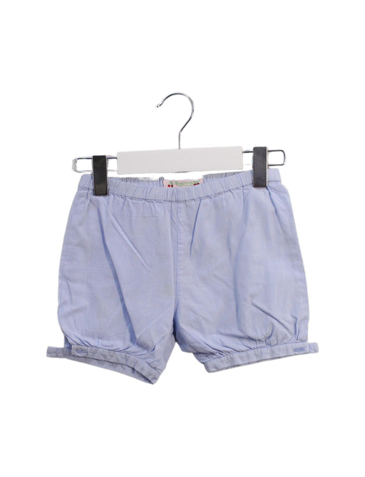 A Blue Shorts from Bonpoint in size 6-12M for girl. (Front View)