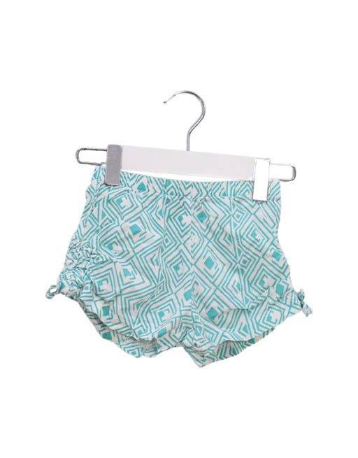 A Teal Shorts from Lucky Brand in size 6-12M for girl. (Front View)