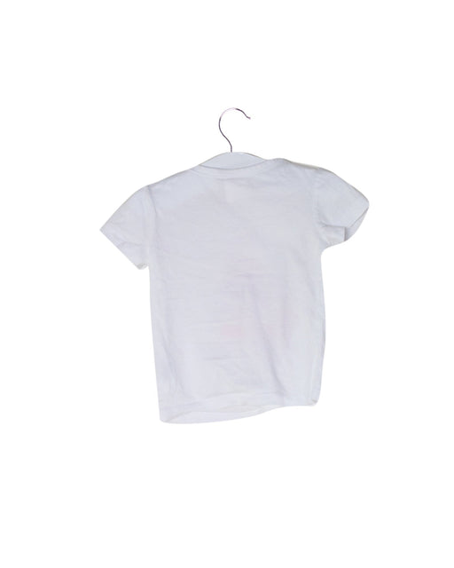 A White Short Sleeve T Shirts from Seed in size 3-6M for girl. (Front View)
