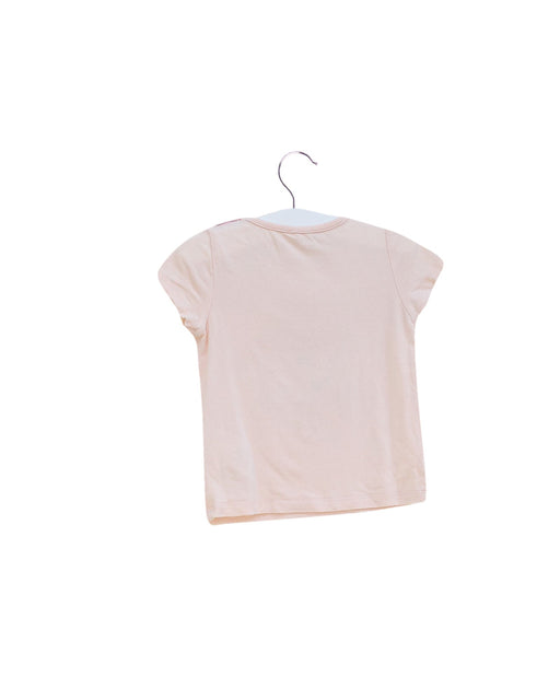A Pink Short Sleeve T Shirts from Paul Smith in size 6-12M for girl. (Front View)