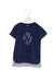 A Navy Short Sleeve T Shirts from Ferrari in size 10Y for girl. (Back View)