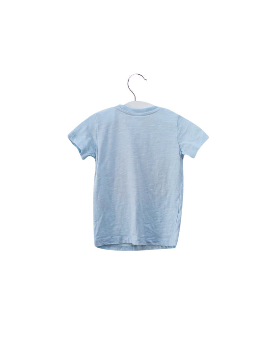 A Blue Short Sleeve T Shirts from Seed in size 3-6M for boy. (Back View)