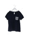 A Black Short Sleeve T Shirts from Comme Ca Ism in size 11Y for girl. (Front View)