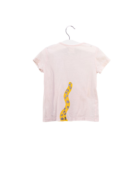 A Pink Short Sleeve T Shirts from Seed in size 6-12M for girl. (Back View)