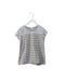 A Grey Short Sleeve T Shirts from Seed in size 6T for girl. (Front View)