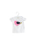 A White Short Sleeve T Shirts from Seed in size 0-3M for girl. (Front View)