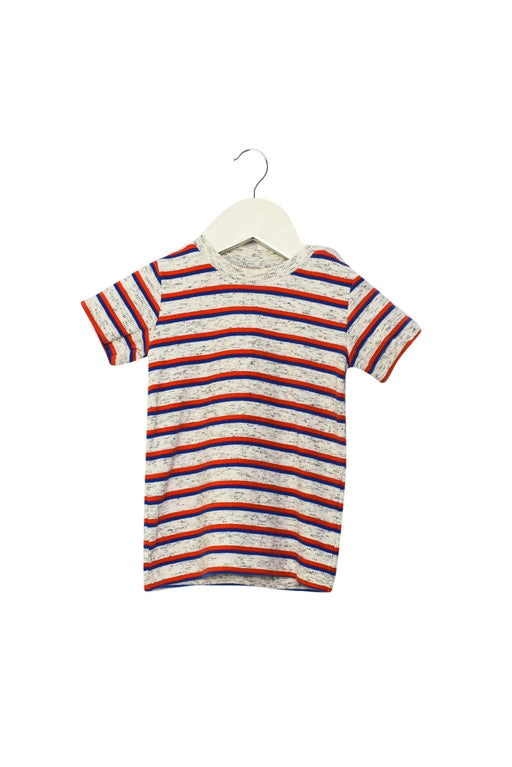 A Grey Short Sleeve T Shirts from Seed in size 3-6M for boy. (Front View)