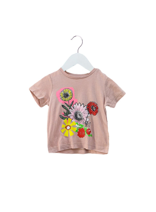 A Beige Short Sleeve T Shirts from Stella McCartney in size 3-6M for girl. (Front View)