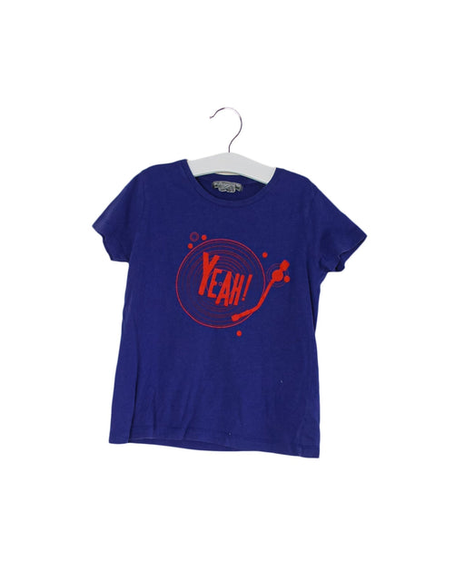 A Blue Short Sleeve T Shirts from Bonpoint in size 4T for girl. (Front View)