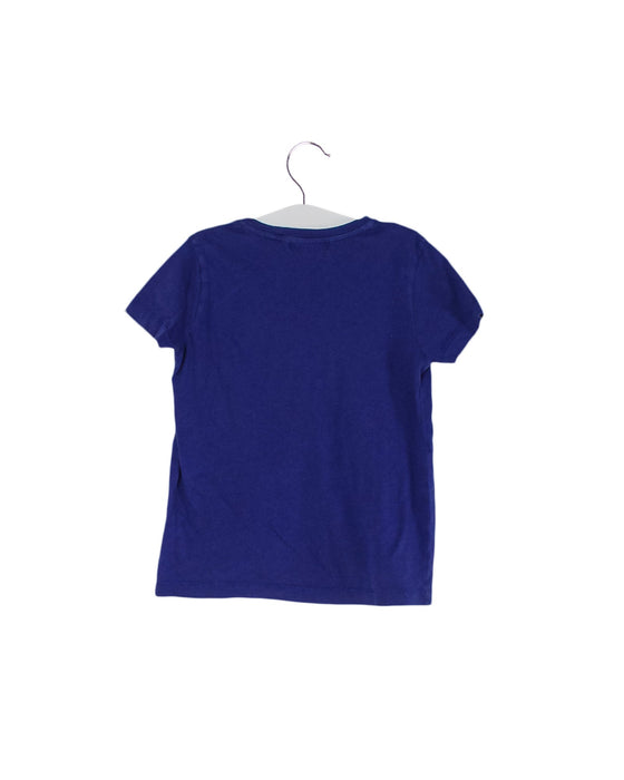 A Blue Short Sleeve T Shirts from Bonpoint in size 4T for girl. (Back View)
