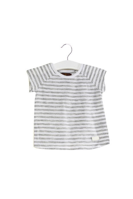 A Grey Short Sleeve T Shirts from 7 For All Mankind in size 6-12M for girl. (Back View)