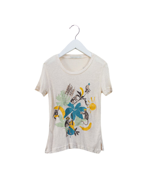 A Beige Short Sleeve T Shirts from RaspberryPlum in size 2T for girl. (Front View)