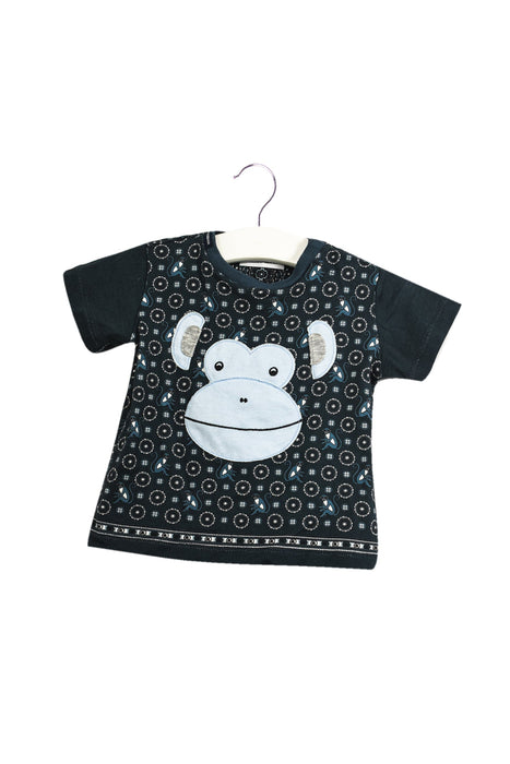 A Navy Short Sleeve T Shirts from Dolce & Gabbana in size 6-12M for boy. (Front View)