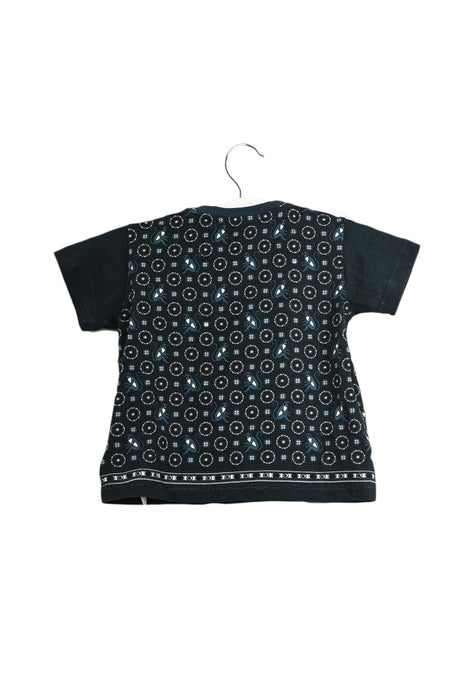 A Navy Short Sleeve T Shirts from Dolce & Gabbana in size 6-12M for boy. (Back View)