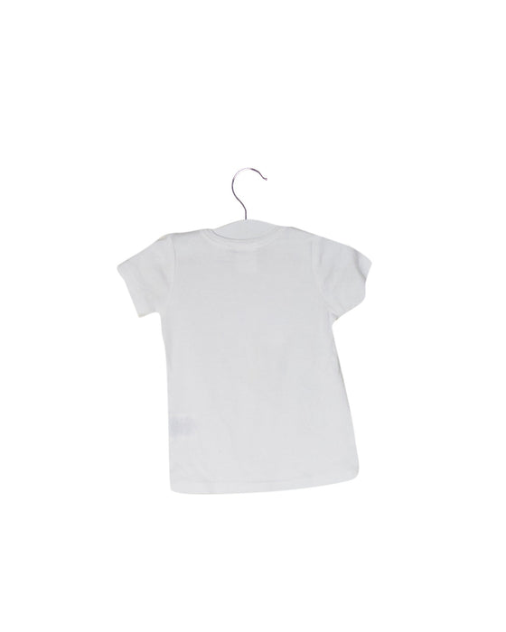 A White Short Sleeve T Shirts from Seed in size 3-6M for girl. (Back View)