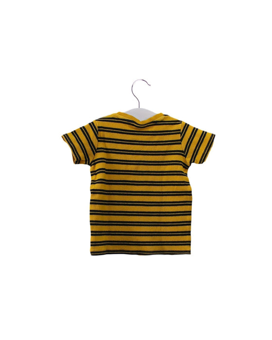A Yellow Short Sleeve T Shirts from Seed in size 3-6M for boy. (Back View)