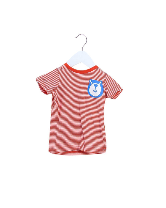A Orange Short Sleeve T Shirts from Seed in size 0-3M for boy. (Front View)