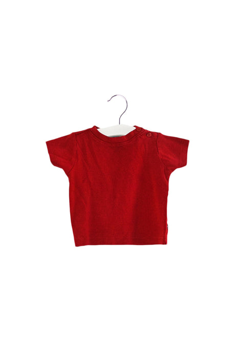 A Red Short Sleeve T Shirts from Jojo Maman Bébé in size 6-12M for boy. (Front View)