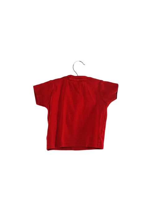 A Red Short Sleeve T Shirts from Jojo Maman Bébé in size 6-12M for boy. (Front View)
