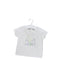 A White Short Sleeve T Shirts from Jacadi in size 3-6M for boy. (Front View)