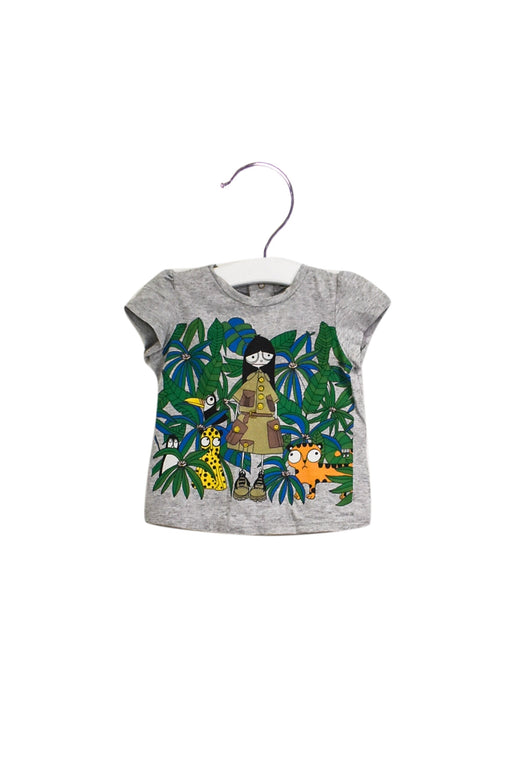 A Grey Short Sleeve T Shirts from Little Marc Jacobs in size 3-6M for girl. (Front View)