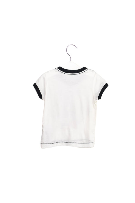 A White Short Sleeve T Shirts from Diesel in size 0-3M for girl. (Front View)