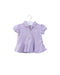A Purple Short Sleeve Polos from Ralph Lauren in size 0-3M for girl. (Front View)