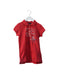 A Red Short Sleeve Polos from Ralph Lauren in size 6T for girl. (Front View)