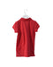 A Red Short Sleeve Polos from Ralph Lauren in size 6T for girl. (Front View)