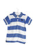A Blue Short Sleeve Polos from Seed in size 0-3M for boy. (Front View)