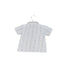 A White Short Sleeve Polos from DPAM in size 3-6M for boy. (Back View)