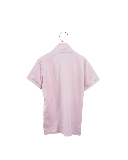 A Pink Short Sleeve Polos from Le Coq Sportif in size 10Y for girl. (Front View)