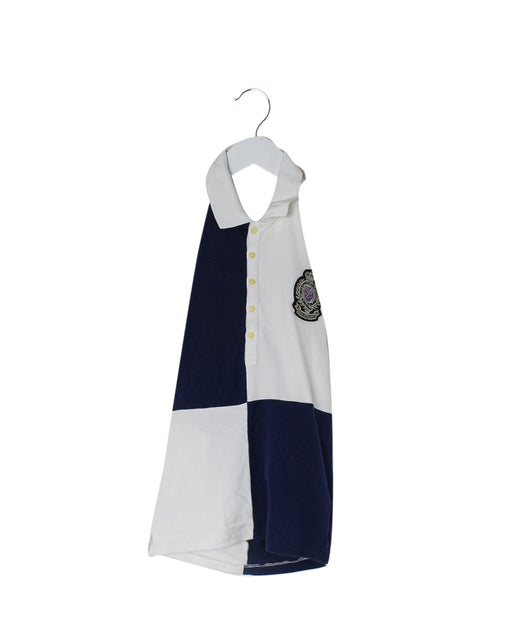 A Navy Sleeveless Polos from Ralph Lauren in size 8Y for girl. (Front View)
