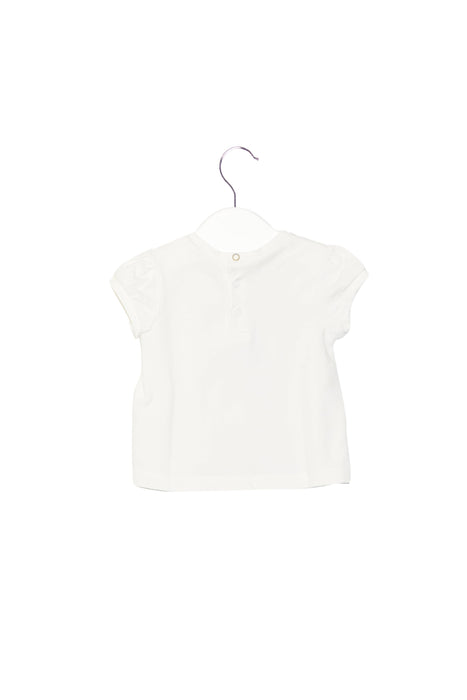 A White Short Sleeve T Shirts from Little Marc Jacobs in size 0-3M for girl. (Back View)
