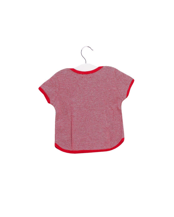 A Red Short Sleeve T Shirts from Jacadi in size 0-3M for boy. (Back View)