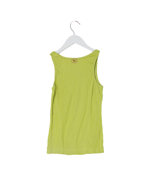 A Green Sleeveless Tops from Bellerose in size 10Y for girl. (Back View)