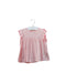 A Pink Sleeveless Tops from Petit Bateau in size 6-12M for girl. (Front View)