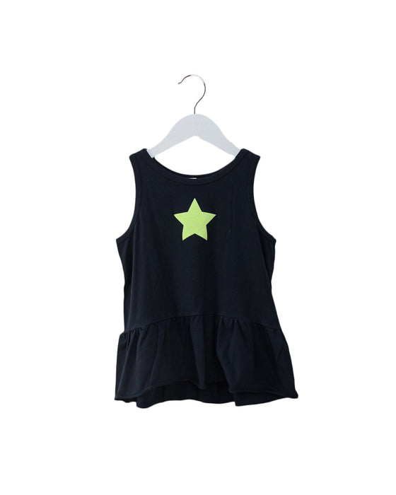 A Navy Sleeveless Tops from Nanos in size 10Y for girl. (Front View)