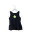 A Navy Sleeveless Tops from Nanos in size 10Y for girl. (Front View)