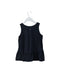 A Navy Sleeveless Tops from Nanos in size 10Y for girl. (Back View)