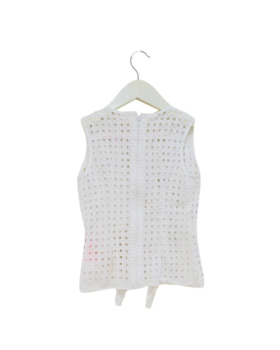 A Ivory Sleeveless Tops from Nicholas & Bears in size 4T for girl. (Back View)
