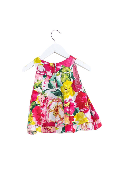 A Pink Sleeveless Tops from Ralph Lauren in size 6-12M for girl. (Back View)