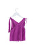 A Purple Sleeveless Tops from Velveteen in size 12-18M for girl. (Back View)