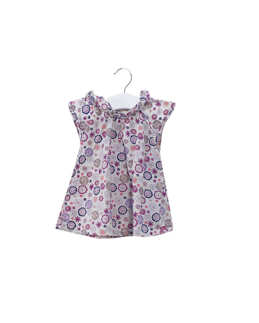 A Navy Sleeveless Tops from La Compagnie des Petits in size 6-12M for girl. (Front View)