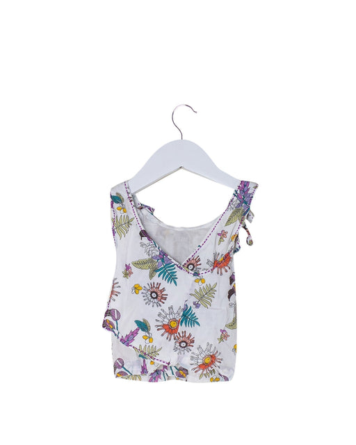 A Multicolour Sleeveless Tops from Velveteen in size 3-6M for girl. (Front View)