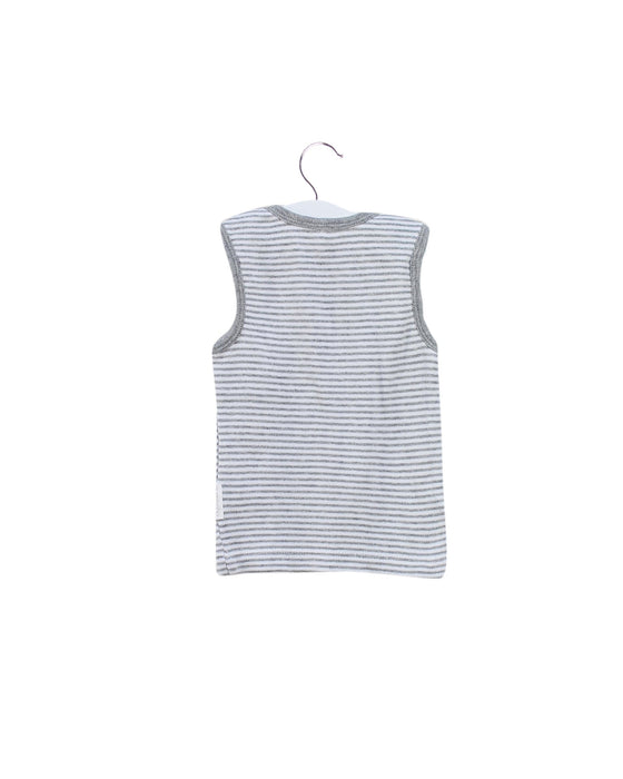 A White Sleeveless Tops from Purebaby in size 3-6M for neutral. (Back View)