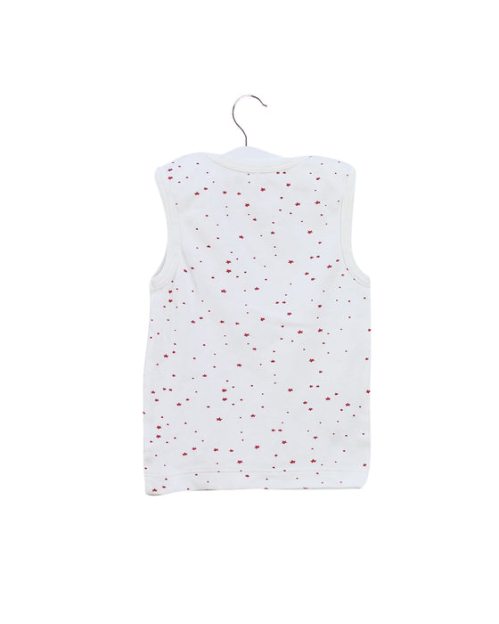 A Ivory Sleeveless Tops from Purebaby in size 3-6M for neutral. (Back View)