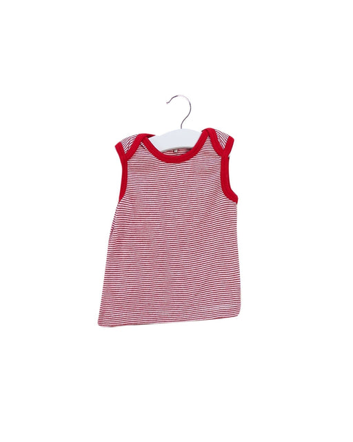 A White Sleeveless Tops from Purebaby in size 3-6M for neutral. (Front View)